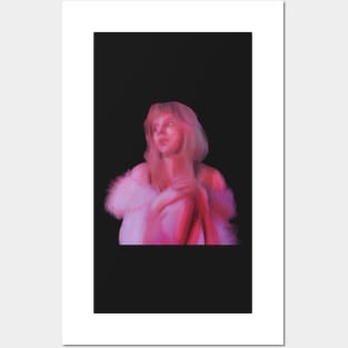 Aurora Aksnes neon sticker print Posters and Art